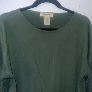 Vintage Eddie Bauer women’s L long sleeve tee green